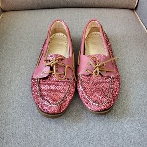 Sperry Glitter Boat Shoe
